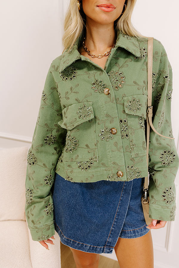Soho Views Floral Eyelet Jacket Image 1