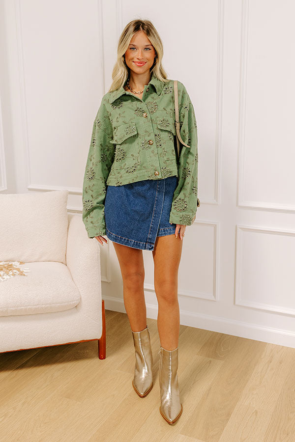 Soho Views Floral Eyelet Jacket Image 3