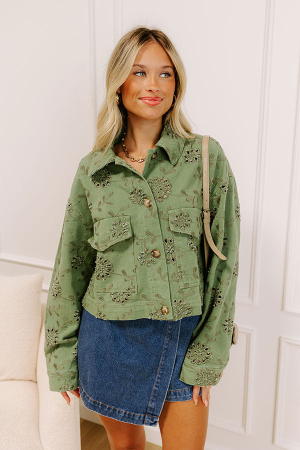 Soho Views Floral Eyelet Jacket Image 2