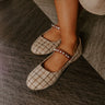 Tea Time Plaid Flats Image 1