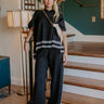 Connecting Flight High Waist Wide Leg Pants in Black Image 1