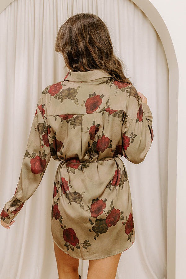 Midnight Garden Floral Satin Romper – Impressions Online Boutique