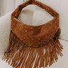Boho Feels Faux Suede Fringe Purse in Camel Image 1
