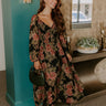 Secret Garden Floral Smocked Midi Dress Image 1