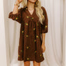 Harvest Lane Embroidered Corduroy Mini Dress  Image 4