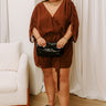Martinis Please Chiffon Romper in Chocolate Curves Image 1