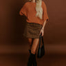 Pumpkin Spice Sippin Knit Top in Rust Image 2
