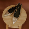 The Amy Metallic Flats Image 1