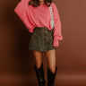 Trailside Bliss Knit Sweater in Pink Image 1