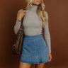 All About Layers Ribbed Top in Grey Image 1