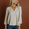 Soho Sophisticate Shift Top in Cream Image 1
