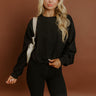Cabin Cozy Sweatshirt in Black Image 1