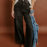 The Carmen High Waist Wide Leg Jean in Black Image 1