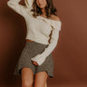 The Chloe High Waist Houndstooth Mini Skirt Image 1