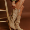 The Tilley Faux Suede Cowboy Boot Image 1