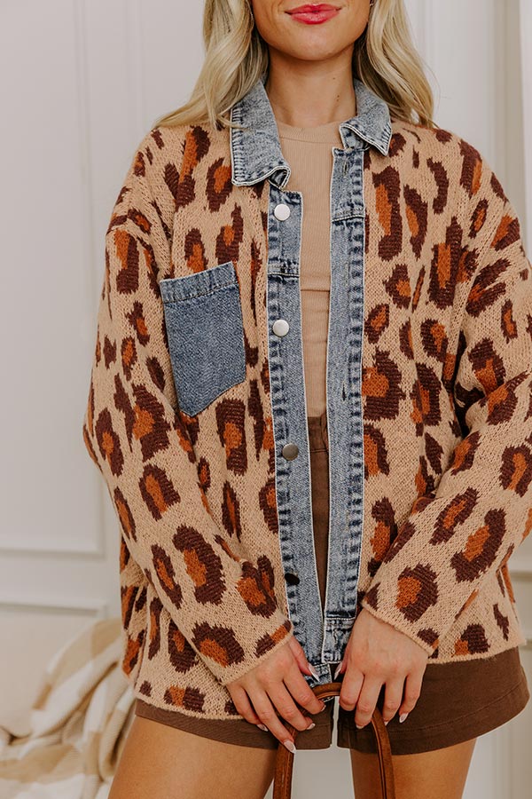 Leopard Love Knit Jacket Image 2