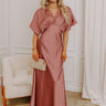 Eternal Elegance Satin Maxi Dress Image 1