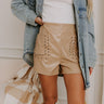 The Kendal High Waist Faux Leather Shorts Image 1