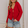 Kind Heart Front Tie Knit Top Image 1