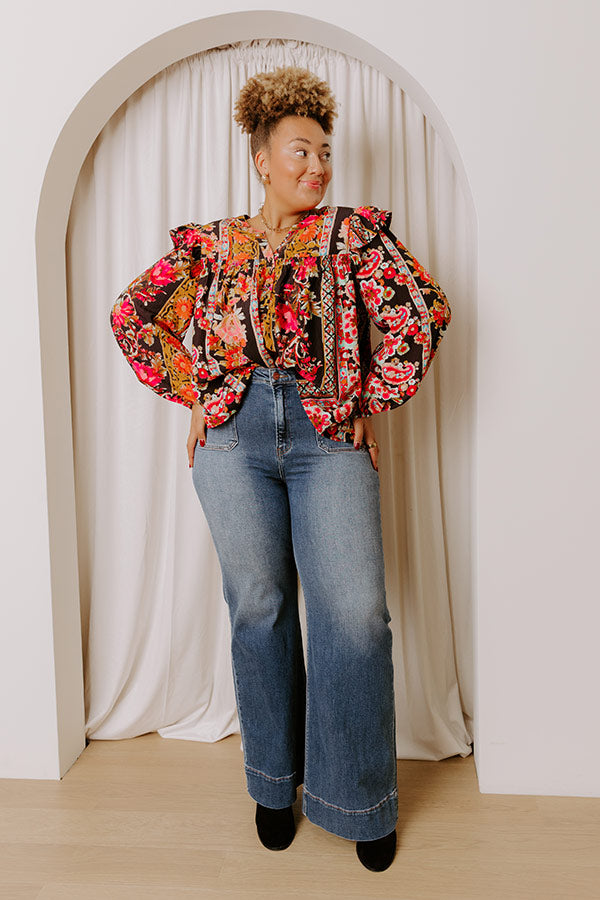 RISEN Arya High Waist Flares Curves Image - 1