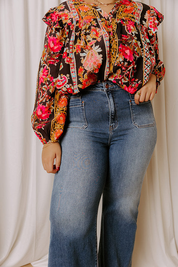 RISEN Arya High Waist Flares Curves Image - 2