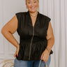 Chic Ensemble Peplum Top in Black Curves Image 1