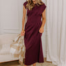 Soho Penthouse Midi Dress in Windsor Wine Image 1