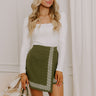 The Kaia High Waist Embroidered Skort Image 1