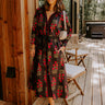 Charming Smile Floral Button Down Midi Dress Image 1