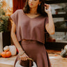 Chic A La Mode Knit Top in Mocha Image 1