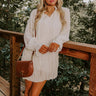 Boho Sunrise Chiffon Ruffle Mini Dress in Cream Image 1