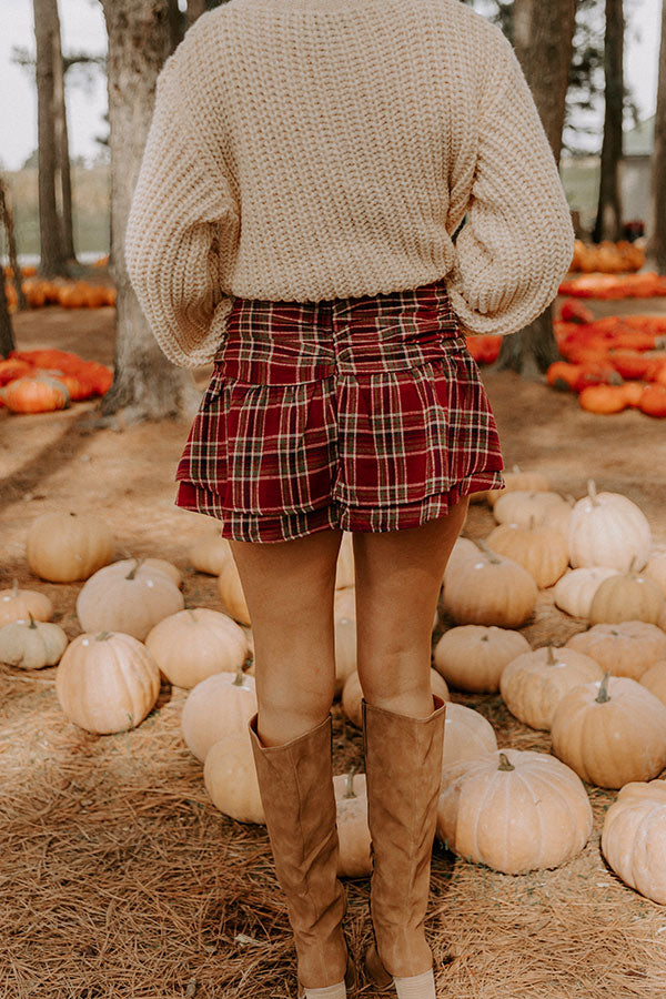 The Cher High Waist Plaid Skort Image 5