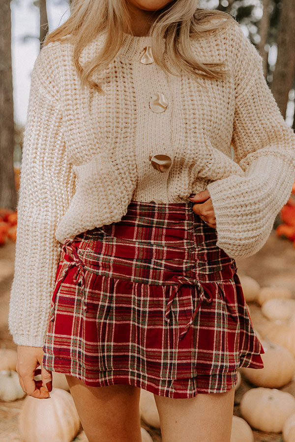 The Cher High Waist Plaid Skort Image 2