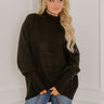 Cozy Reverie Knit Sweater in Black Image 1
