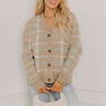 Crisp Air Plaid Knit Cardigan Image 1
