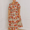 Harvest Charm Floral Midi Dress Curves Image 1