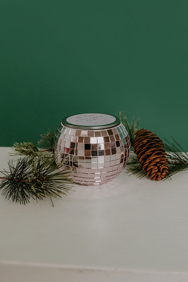 Paddywax Magique Disco Ball Candle in Lavender Fern Image - 1