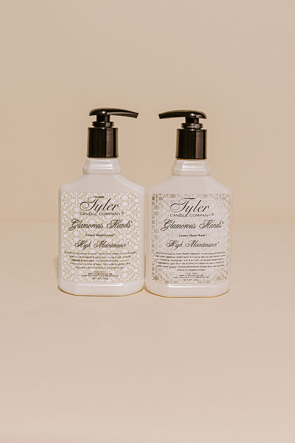Tyler Candle Company Glamours Hands Gift Set in High Maintenance Image - 3