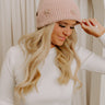 Pretty Little Bows Embellished Beanie in Pink Image - 1