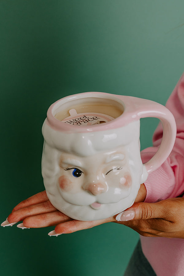 Bridgewater Candle Co. Sweet Grace Santa Mug Candle Image - 2