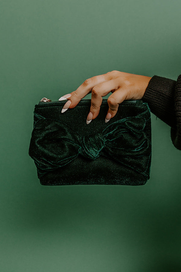 Shiraleah Bea Bow Velvet Wristlet Image - 1
