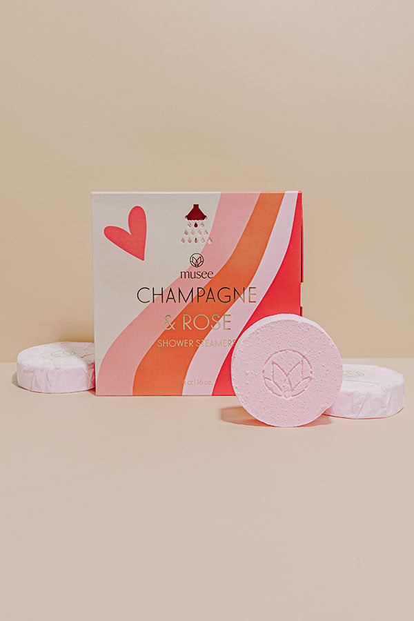 Musee Bath Champagne and Rose Shower Steamers Image - 1