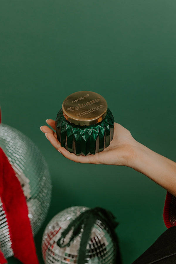 Capri Blue Royal Gem Volcano Twist Petite Candle Image - 1