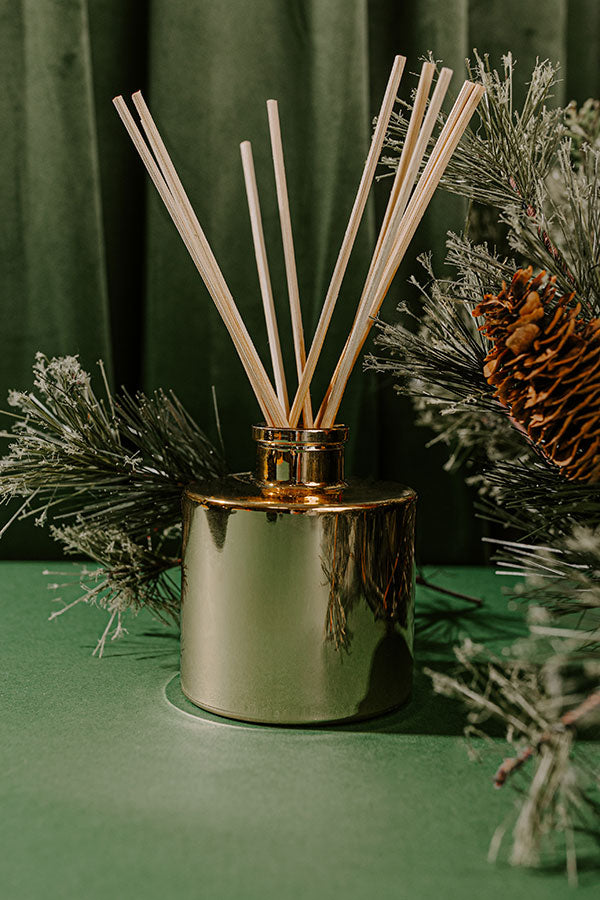 Thymes Frasier Fir Petite Gold Reed Diffuser Image - 1