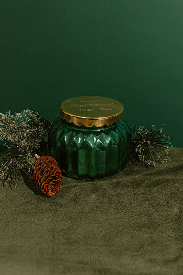 Capri Blue Royal Gem Volcano Twist Candle Image - 1