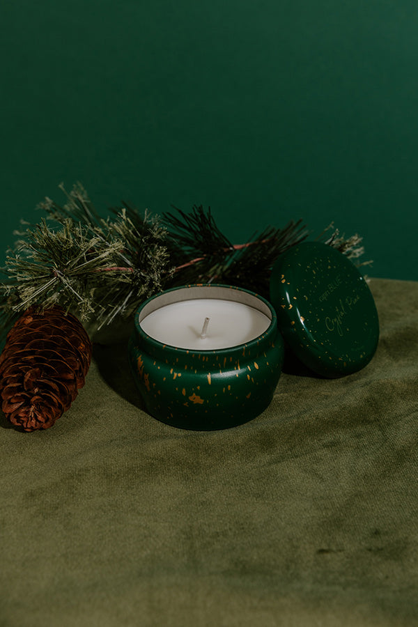 Capri Blue Glimmer Mini Tin Candle in Crystal Pine Image - 1