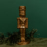 Nutcrackers March Gold 7 inch Candlestick Holder Image - 1