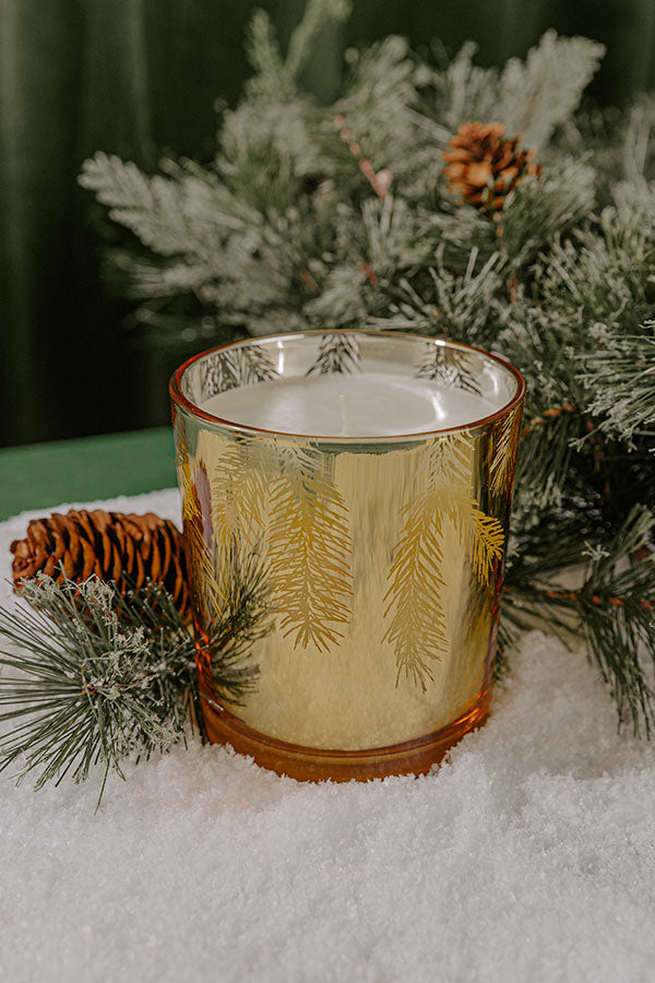 Thymes Frasier Fir Gilded Large Candle Image - 1