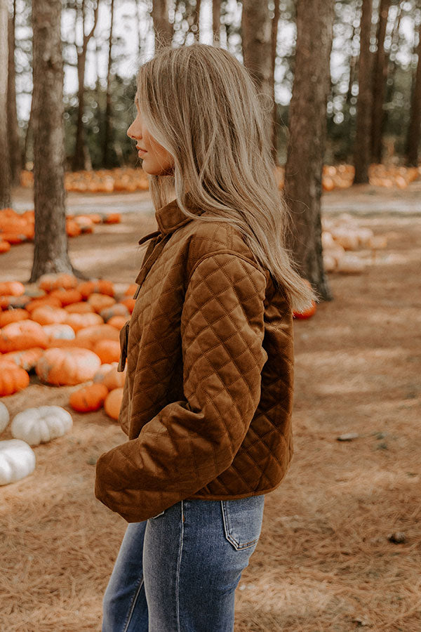 Central Park Chic Quilted Velvet Jacket Image 4