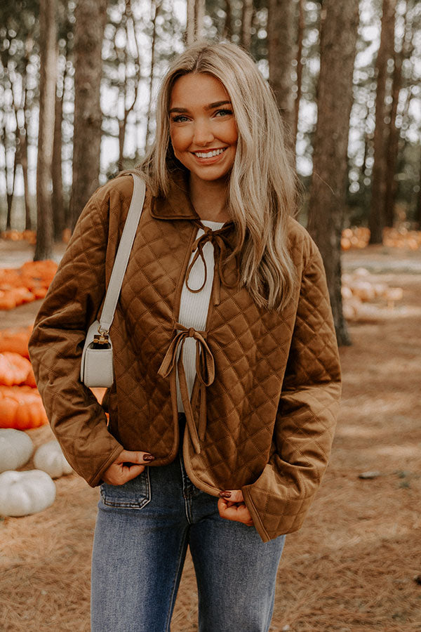 Central Park Chic Quilted Velvet Jacket Image 5